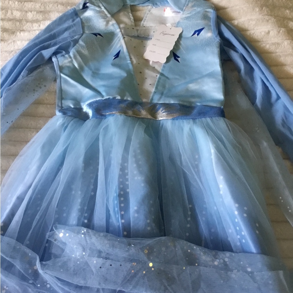 Light Blue Sparkle Princess Costume Dress for Kids - Brand: